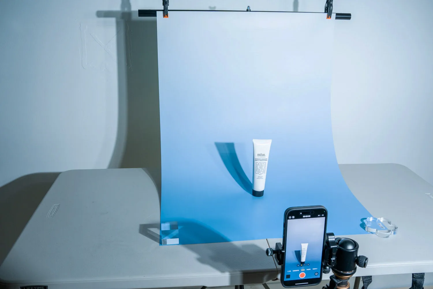 Flat Lay Instagram Backdrop - Duo 'Torquay' Gradient (56cm x 87cm)