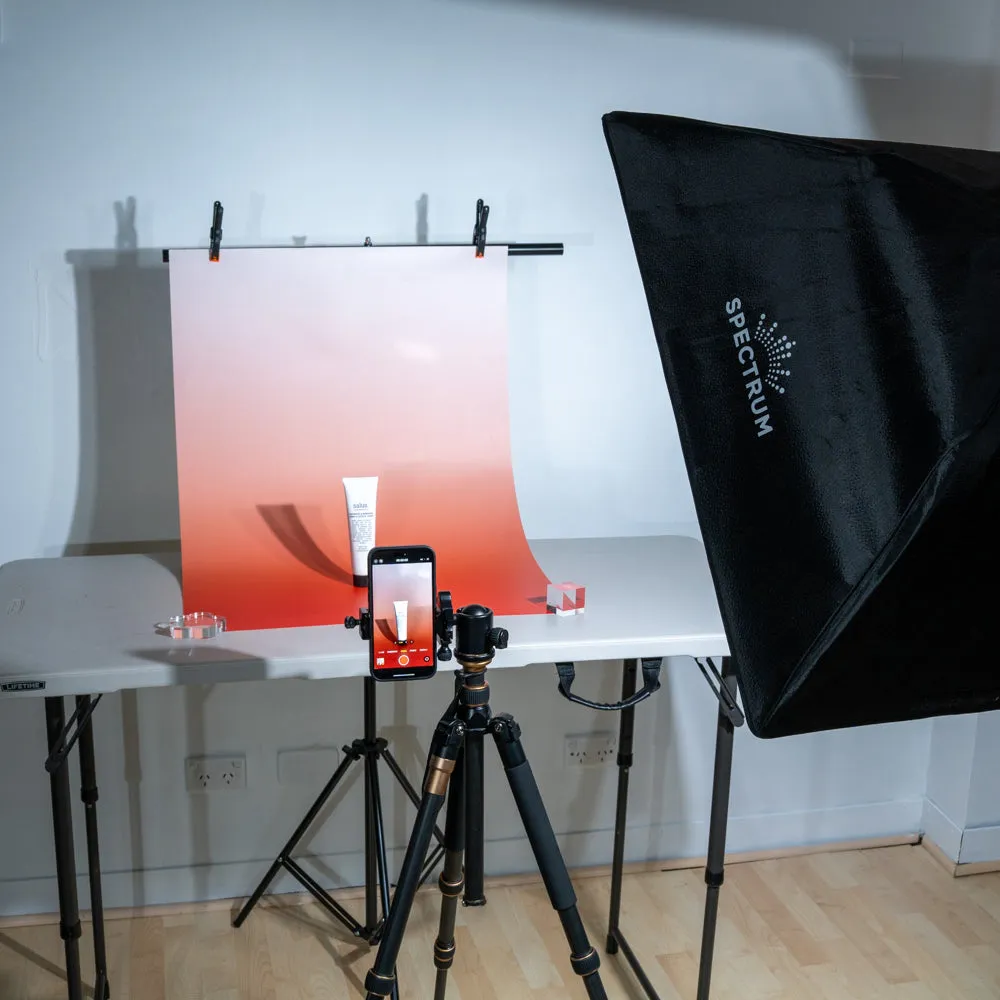 Flat Lay Instagram Backdrop - Duo 'Yulara' Gradient (56cm x 87cm)