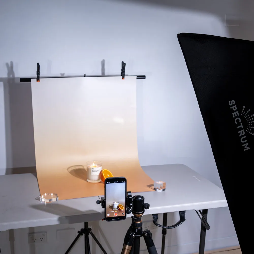 Flat Lay Instagram Backdrop - Duo 'Yulara' Gradient (56cm x 87cm)