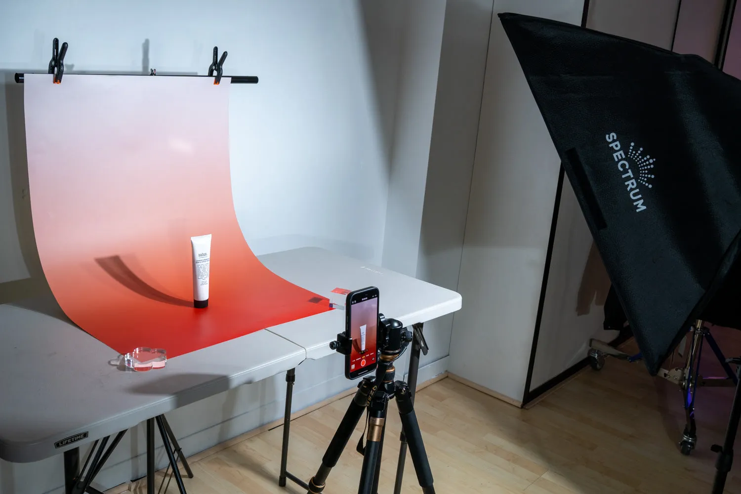 Flat Lay Instagram Backdrop - Duo 'Yulara' Gradient (56cm x 87cm)