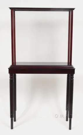 Floor Display Case Cabinet Wood with Plexiglas Panels for Tall Ship Yacht and Boat Models