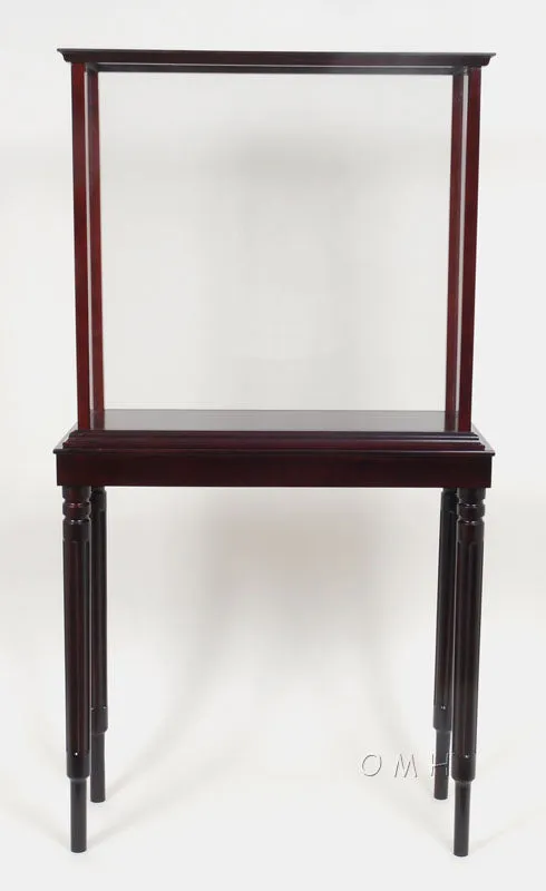Floor Display Case Cabinet Wood with Plexiglas Panels for Tall Ship Yacht and Boat Models
