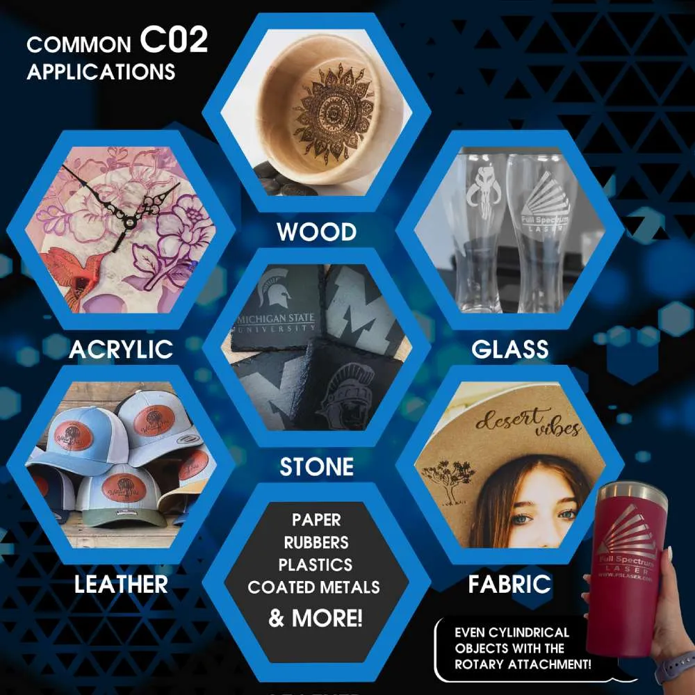 FSL Muse Core 40/45W Desktop CO2 Laser Cutter and Engraver