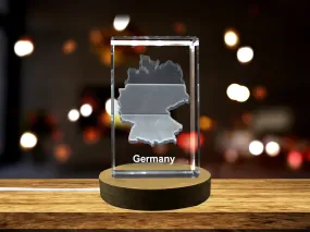 Germany 3D Engraved Crystal 3D Engraved Crystal Keepsake/Gift/Decor/Collectible/Souvenir