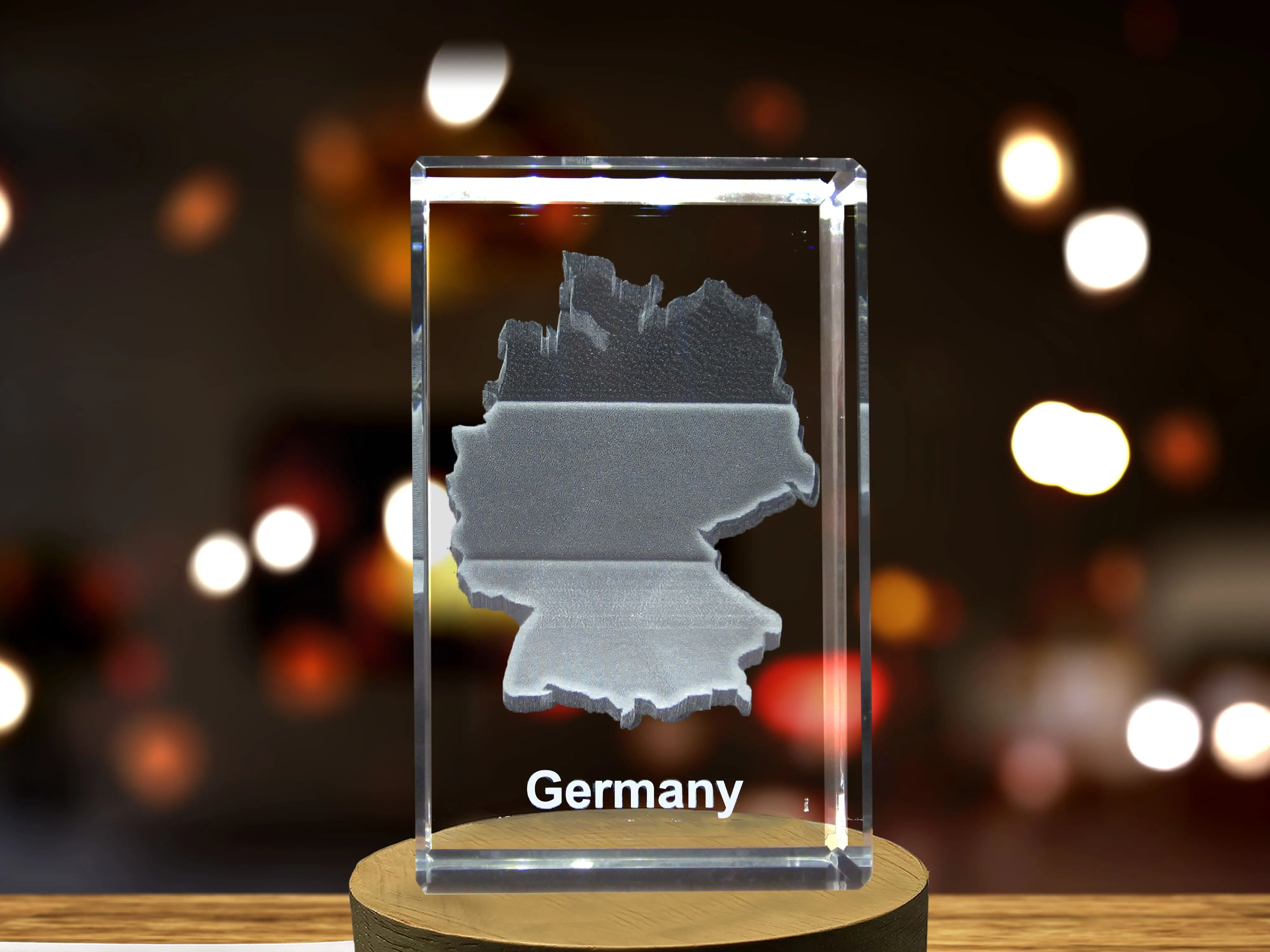 Germany 3D Engraved Crystal 3D Engraved Crystal Keepsake/Gift/Decor/Collectible/Souvenir