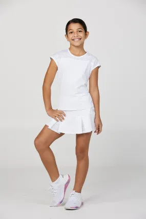 Girl's Cap Sleeve - On the Dot