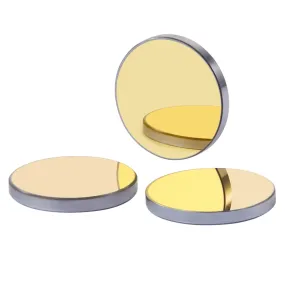 Gold-Coated Silicon Laser Engraving Mirror Set for 30W - 200W CO2 Laser Engraver Cutter