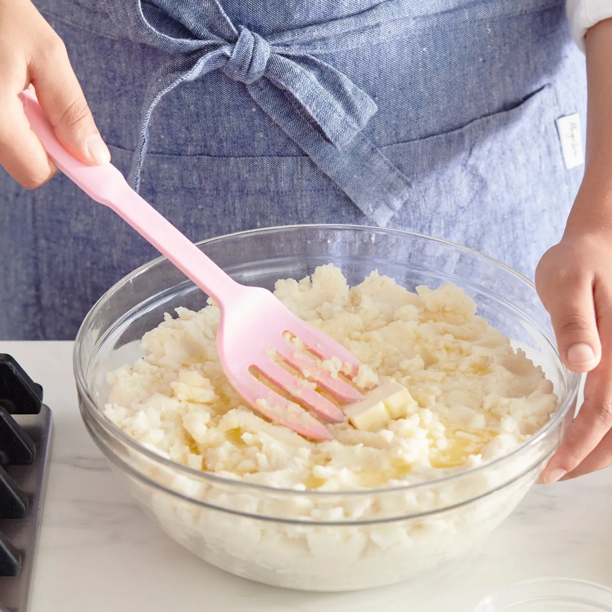 GreenLife 10-in-One Silicone Fork | Pink