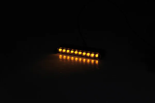 HIGHSIDER 204-101 LED SEQUENCE-Indicator "STRIPE RUN" - Smoke Lens