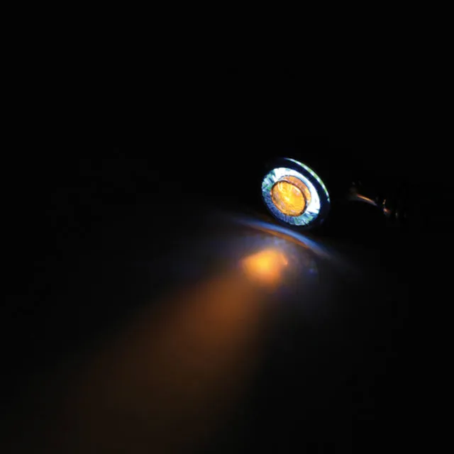 HIGHSIDER 204-179 LED Indicator/ Position Light "APOLLO CLASSIC" (Pair) - Chrome
