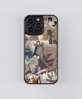 Hope Vintage Glass Phone Case Cover