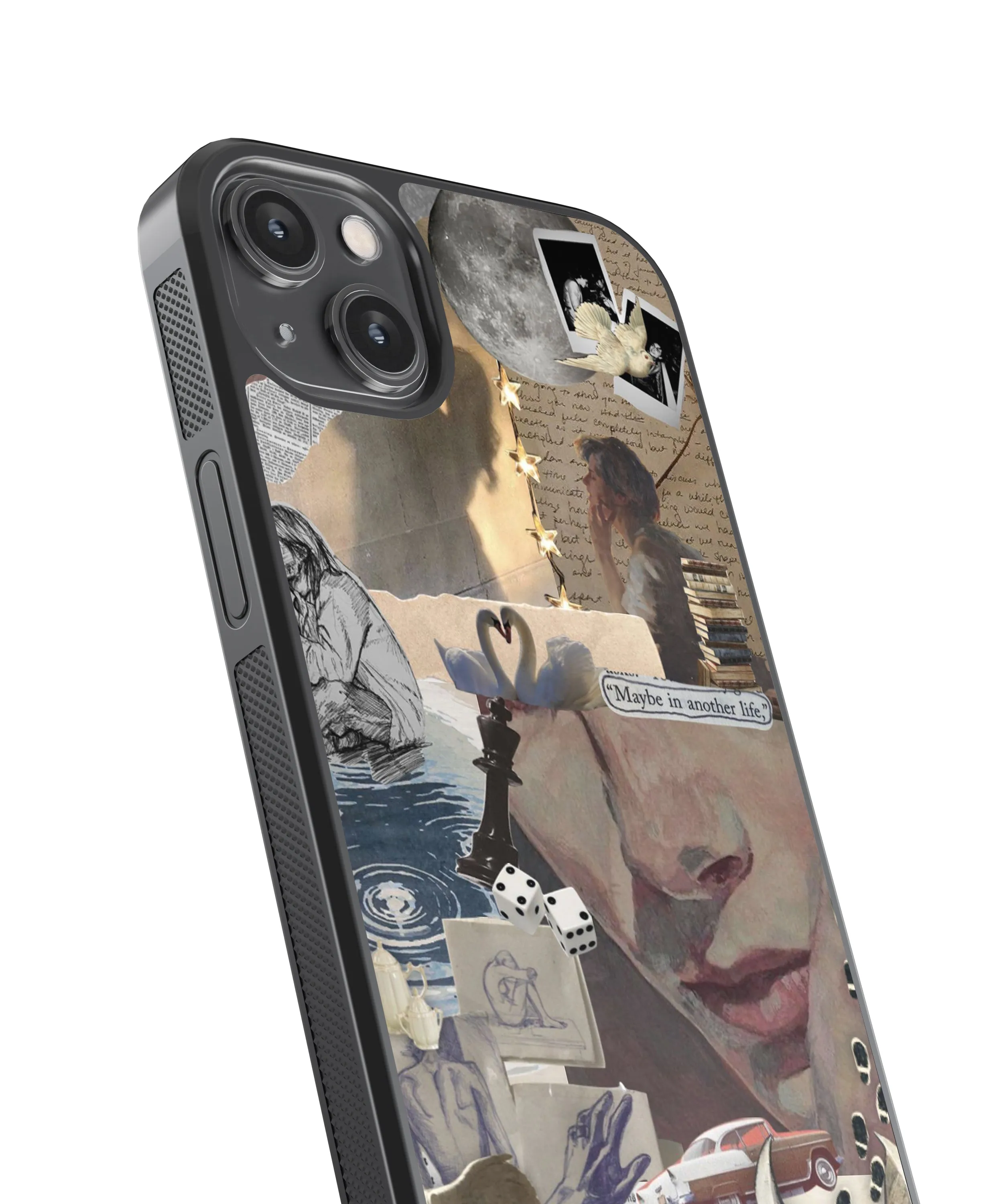 Hope Vintage Glass Phone Case Cover