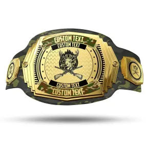 Hunting Ultimate 6lb Custom Championship Belt