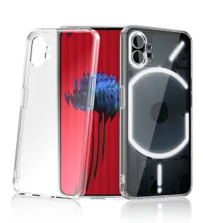 Ice Crystal Series Hybrid Transparent PC Military Grade TPU Back Cover for Nothing Phone (1), 6.55 inch, Crystal Clear