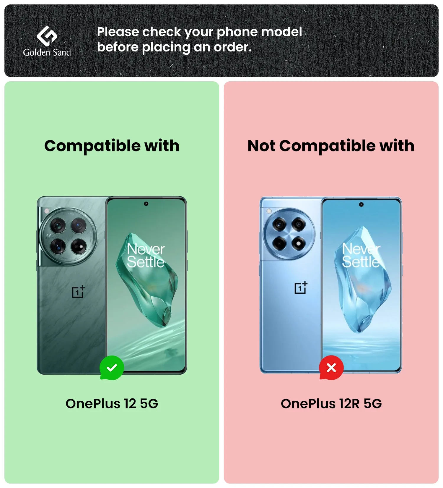 Ice Crystal Series Hybrid Transparent PC Military Grade TPU Back Cover for OnePlus 12 5G, 6.82 inch, Crystal Clear