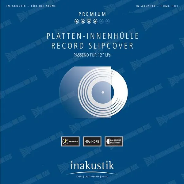 In-Akustik RECORD SLIPCOVER, įmaunamų apsauginių įdėklų pakuotė