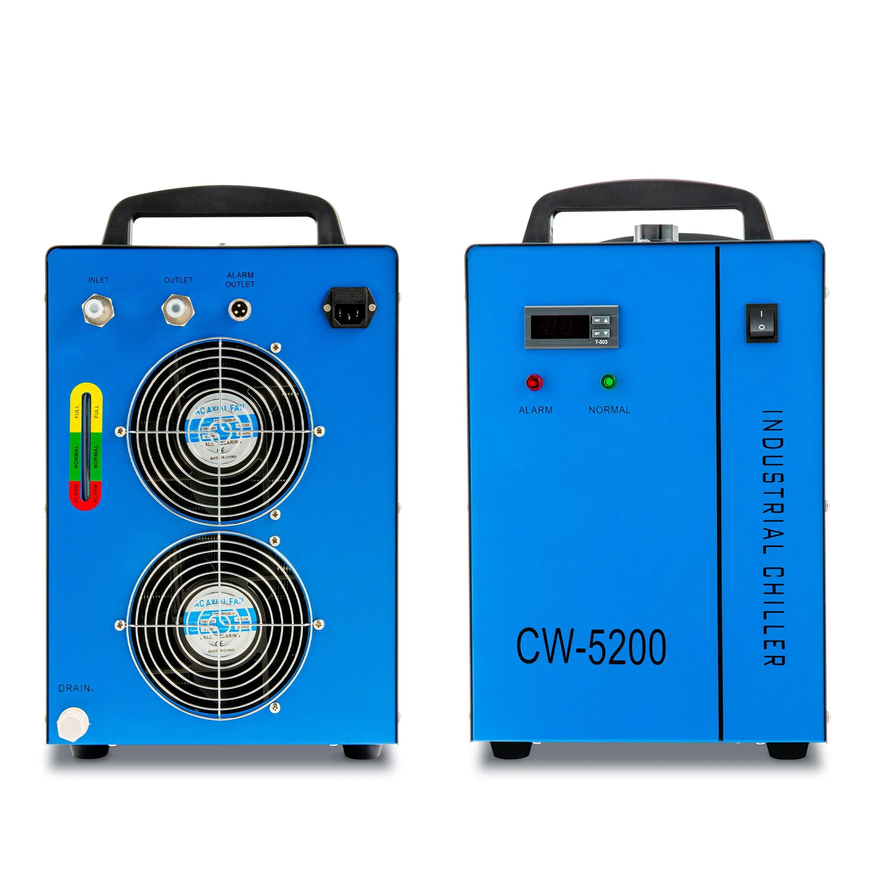 Industrial Water Chiller & Cooler for 50W-150W CO2 Laser Cutter | LCW-5200