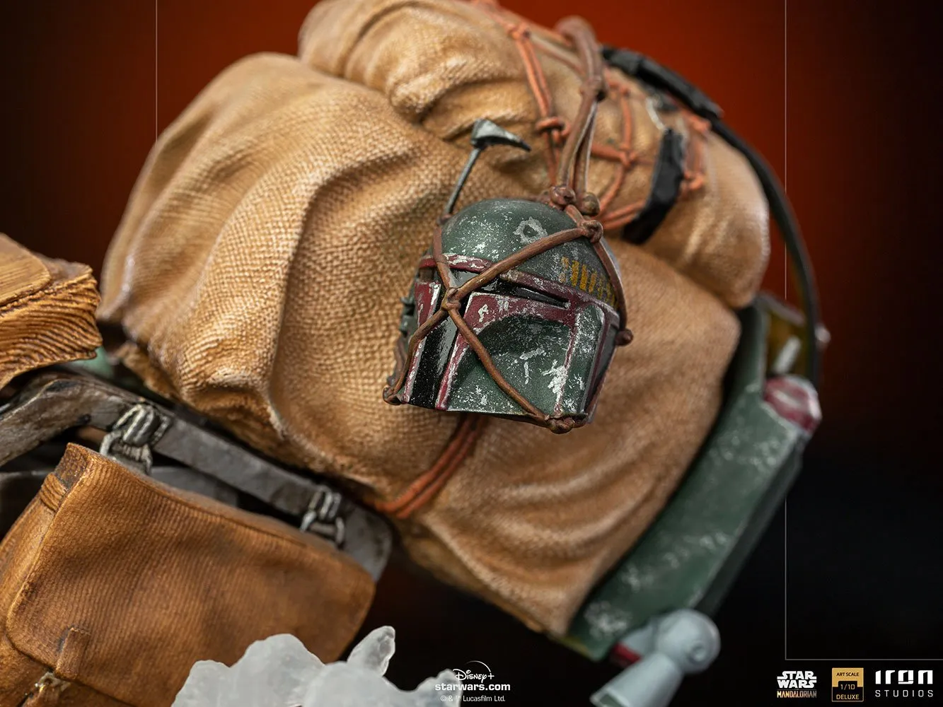 Iron Studios The Mandalorian on Speederbike Deluxe 1/10 Scale Statue