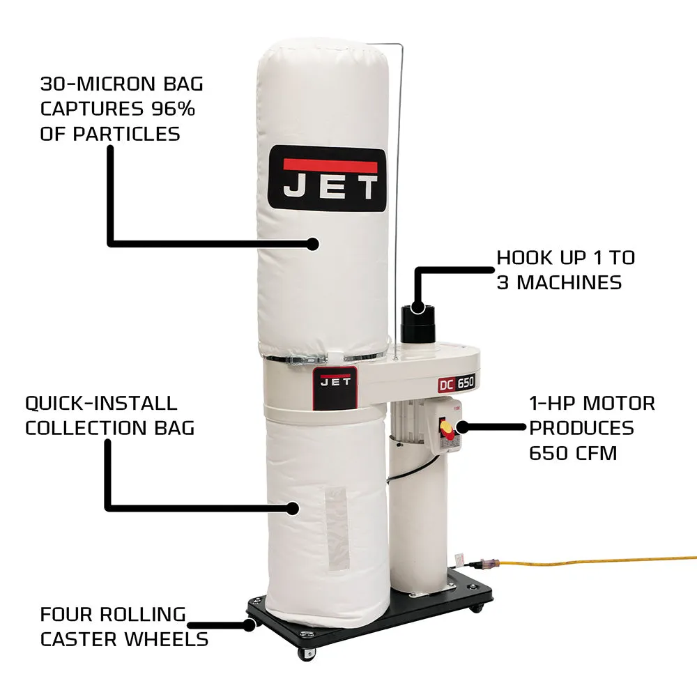 JET DC-650 Dust Collector - 30 Micron Filter Bag Kit