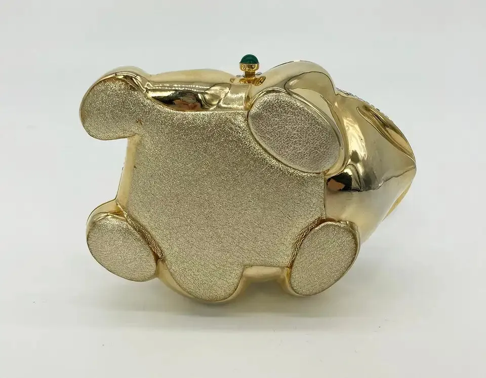 Judith Leiber Swarovski Crystal Frog Minaudiere