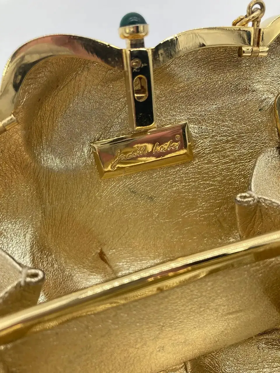 Judith Leiber Swarovski Crystal Frog Minaudiere