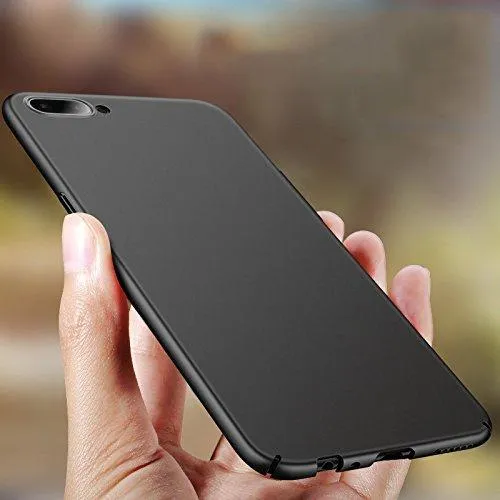 Kaira [Full Coverage] All Sides Protection 4 Cut 360 Degree Sleek Rubberised Matte Hard Case Back Cover For OnePlus 5 (Black)