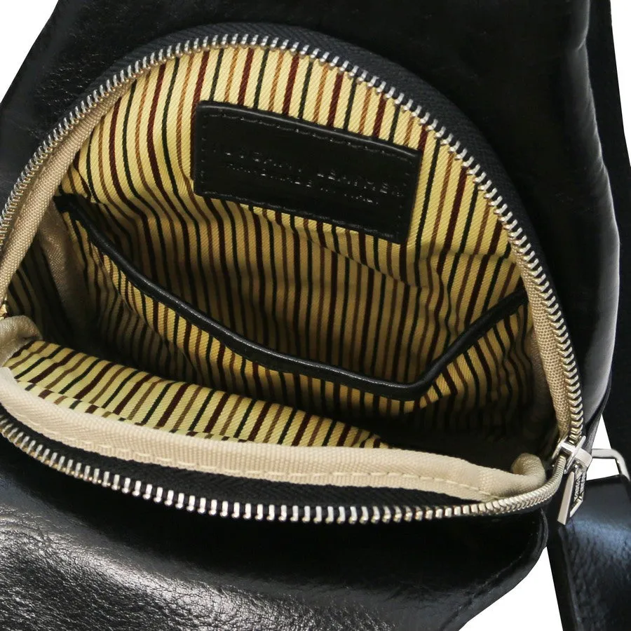 Kevin Mens Leather Crossover Bag