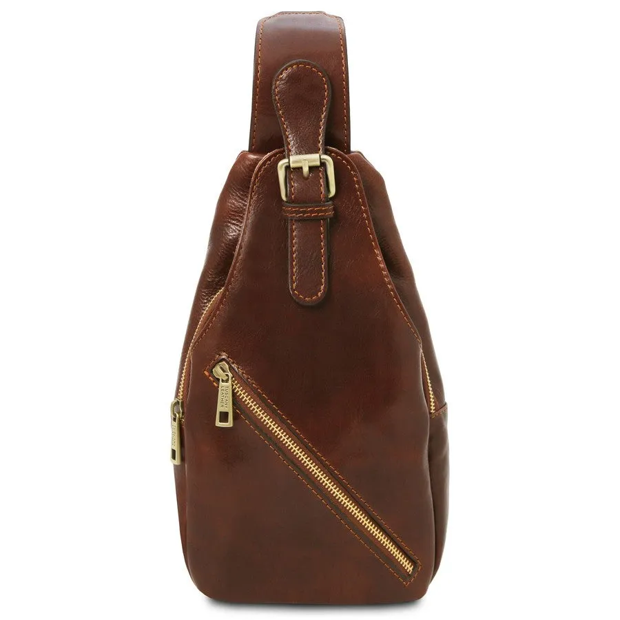 Kevin Mens Leather Crossover Bag