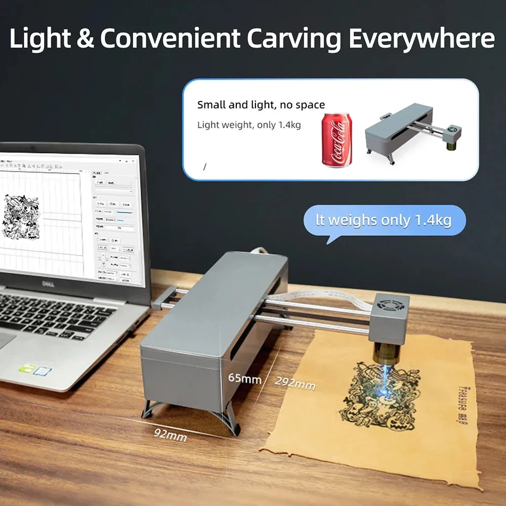 Laser Engraver Diy CNC Machine 7W/15W Portable for Woodworking
