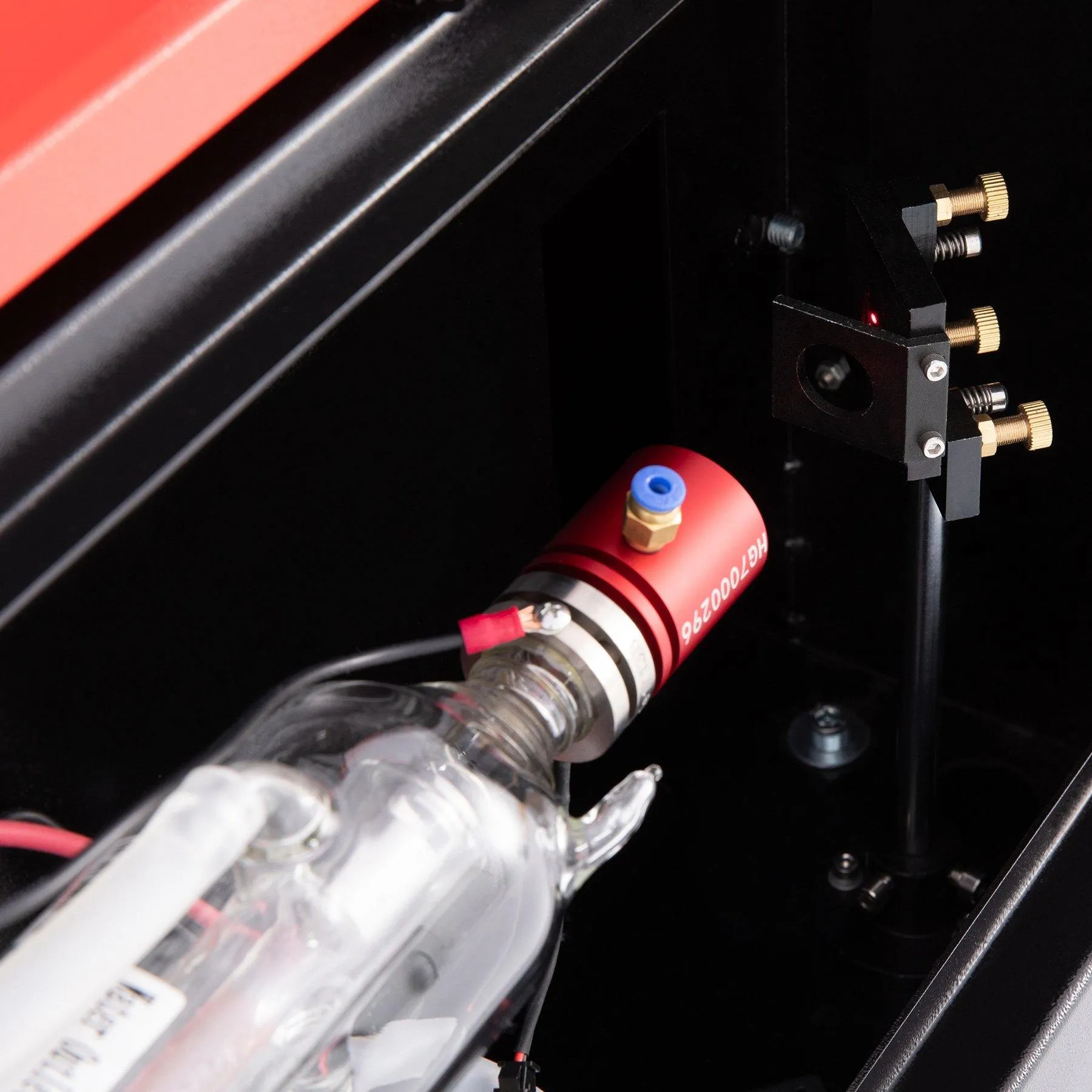 Laser Engraving Beam Red Light Indicator with Battery Box