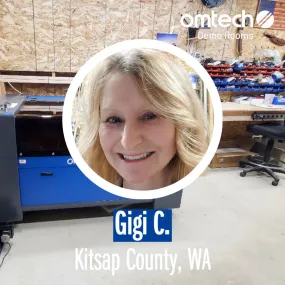 Laser Engraving in Kitsap County, Washington | Demo Room Host - Gigi C.