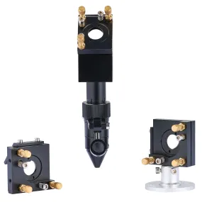 Laser head and mirror holder set