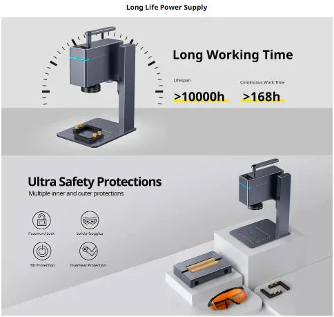 LaserPecker 3 Portable 1W Infrared Laser Engraver and Cutter