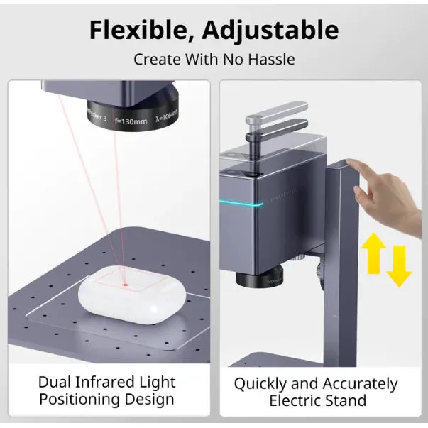 LaserPecker 3 Portable 1W Infrared Laser Engraver and Cutter