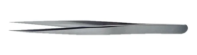 Lindstrom 27-SA High Precision ESD-Safe Stainless Steel Tweezer with Straight, Strong, Fine, Pointed Tips