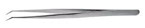 Lindstrom 65A-SA High Precision ESD-Safe Stainless Steel Tweezer with Bent, Long, Fine, Pointed Tips