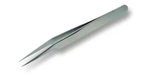 Lindstrom BAH5A-SA High Precision ESD-Safe Stainless Steel Tweezer with Straight, Extra-Fine, Smooth, Pointed Tips