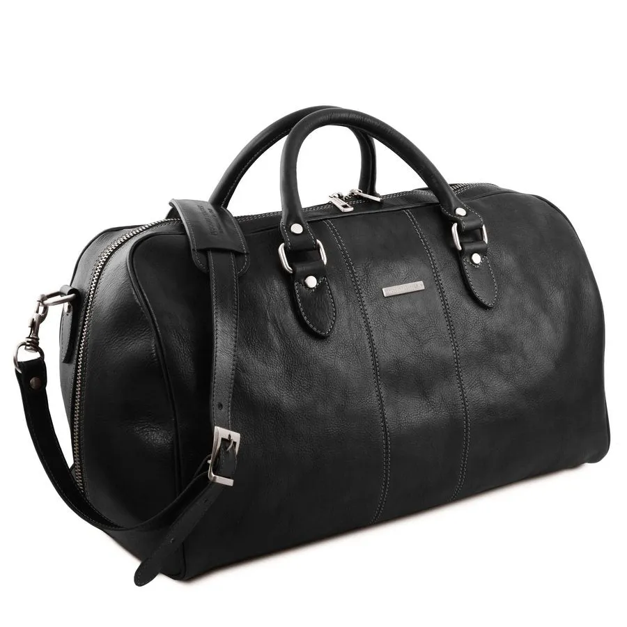Lisbona Leather Duffle Bag Large