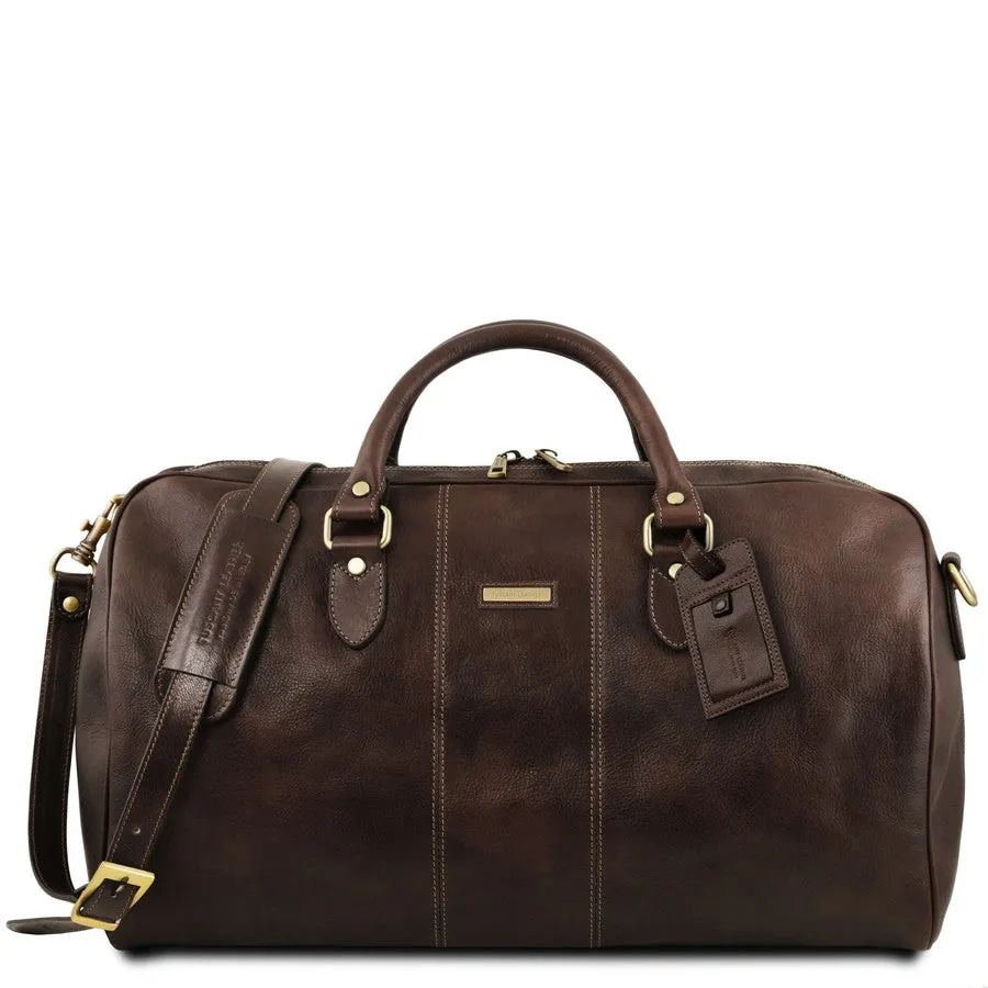 Lisbona Leather Duffle Bag Large
