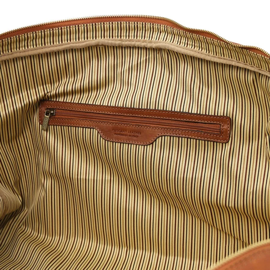 Lisbona Leather Duffle Bag Large