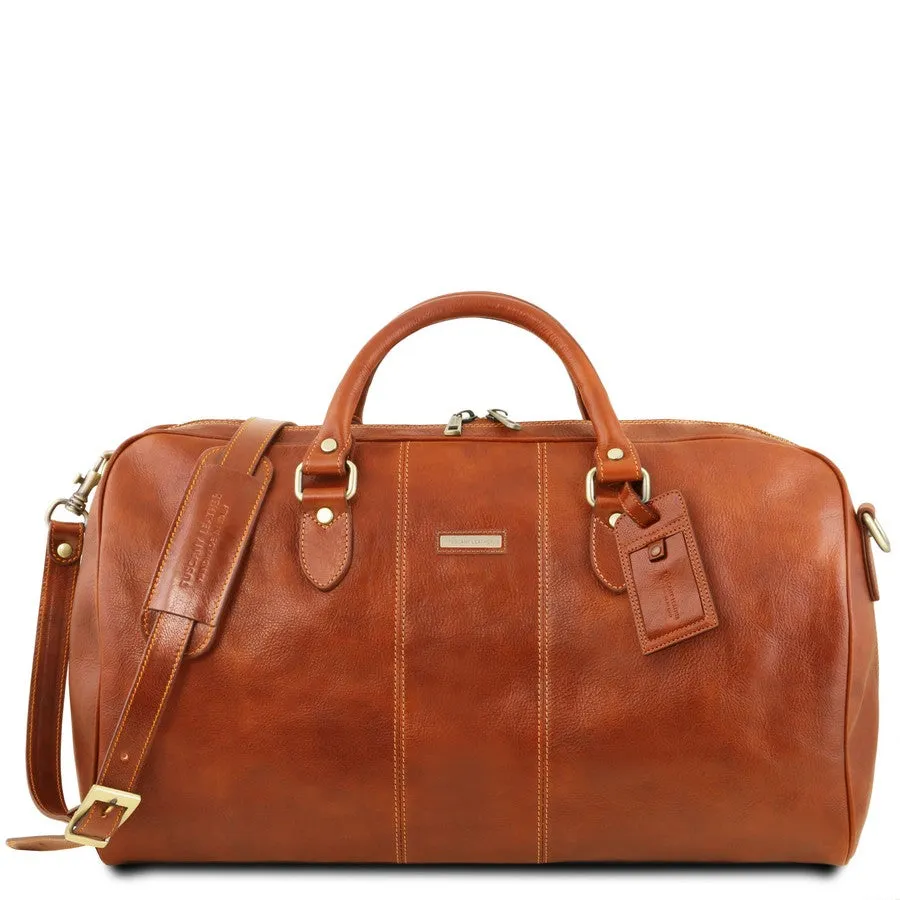 Lisbona Leather Duffle Bag Large