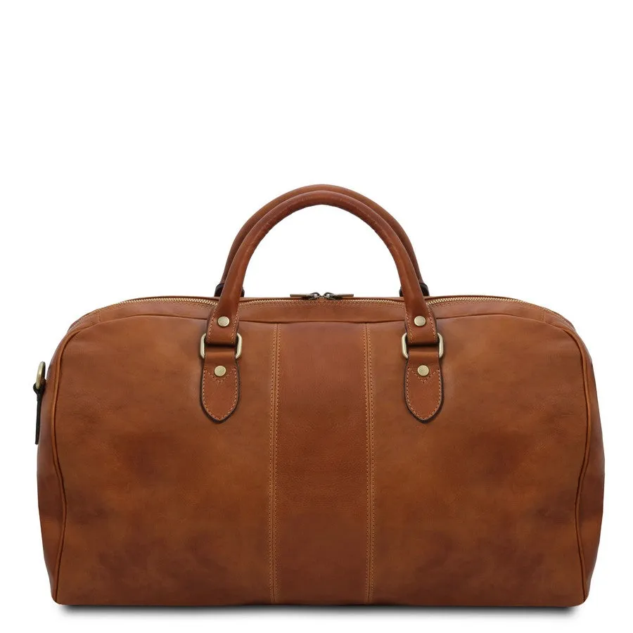 Lisbona Leather Duffle Bag Large