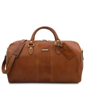 Lisbona Leather Duffle Bag Large