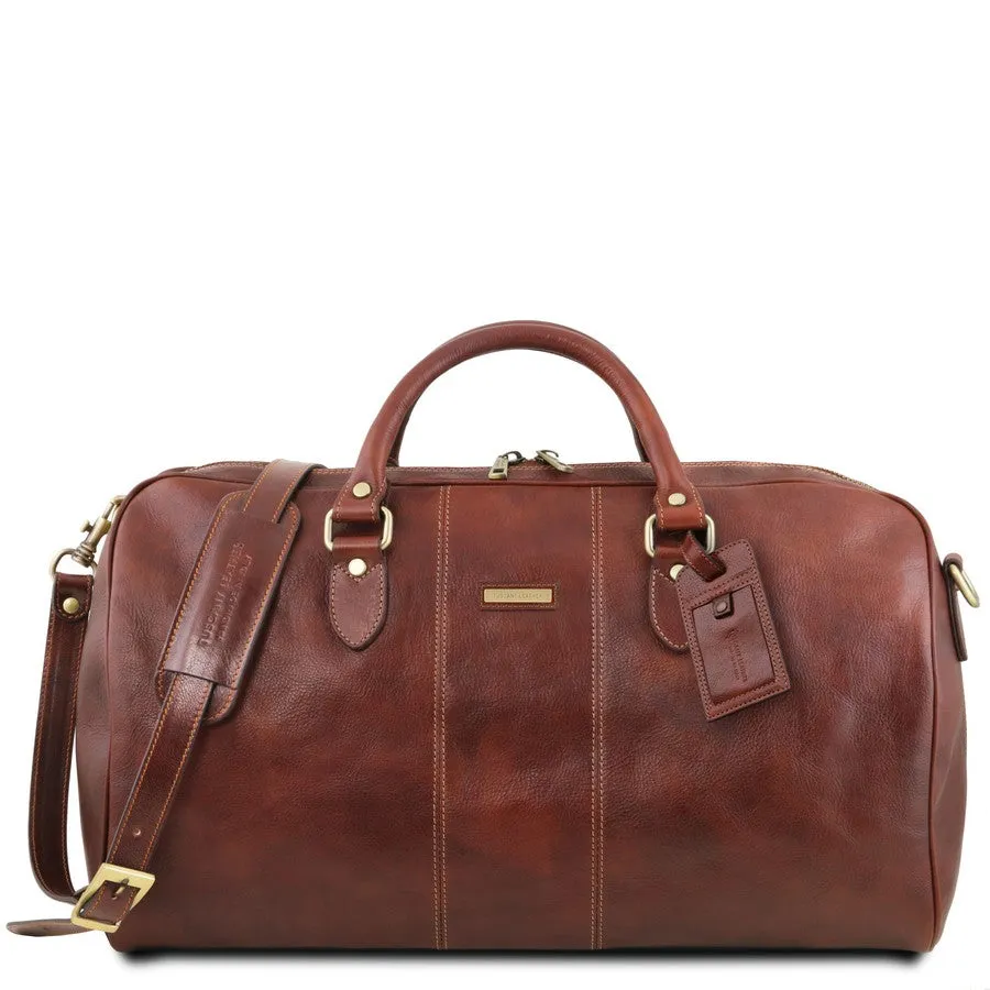 Lisbona Leather Duffle Bag Large