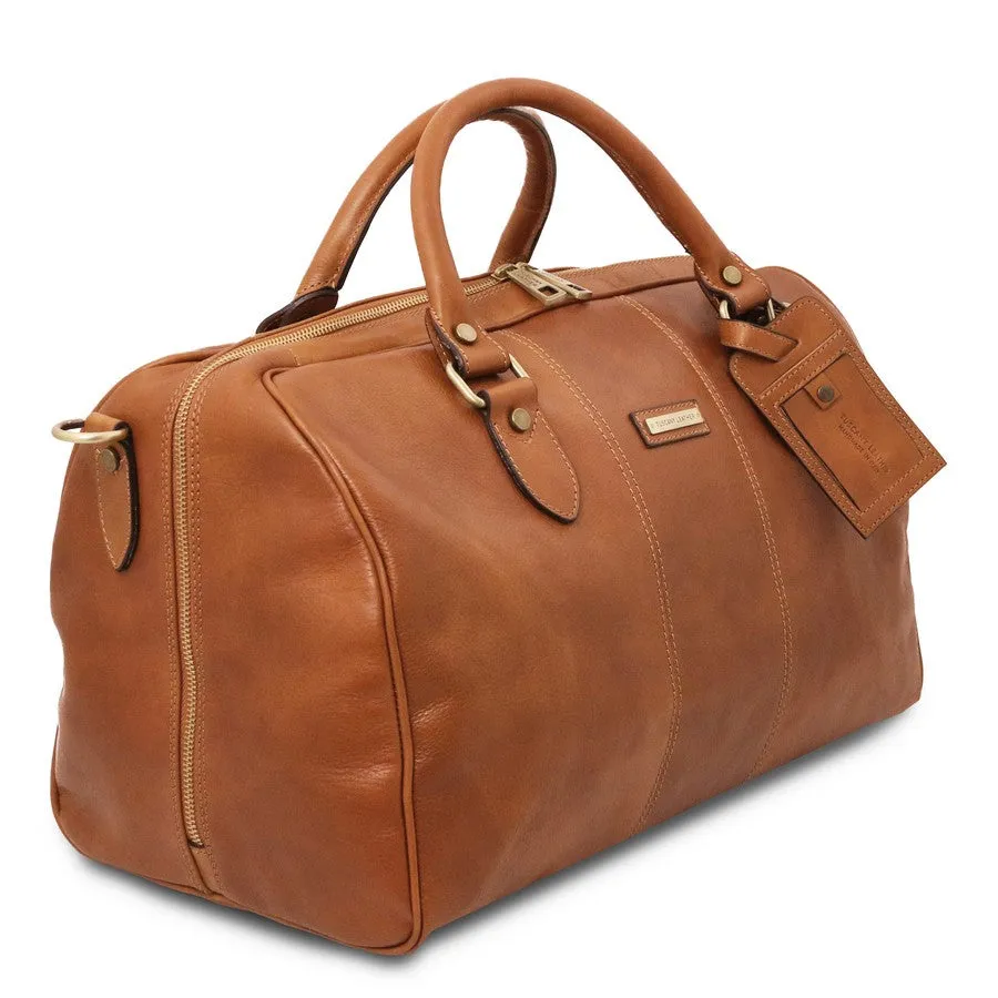 Lisbona Leather Travel Bag Small