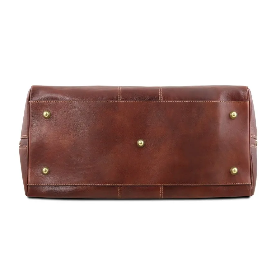 Lisbona Leather Travel Bag Small