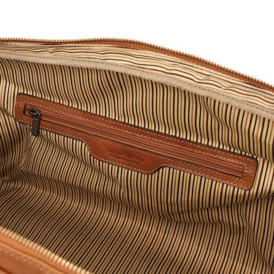 Lisbona Leather Travel Bag Small