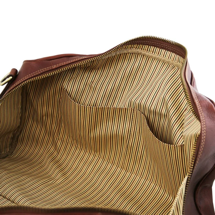 Lisbona Leather Travel Bag Small