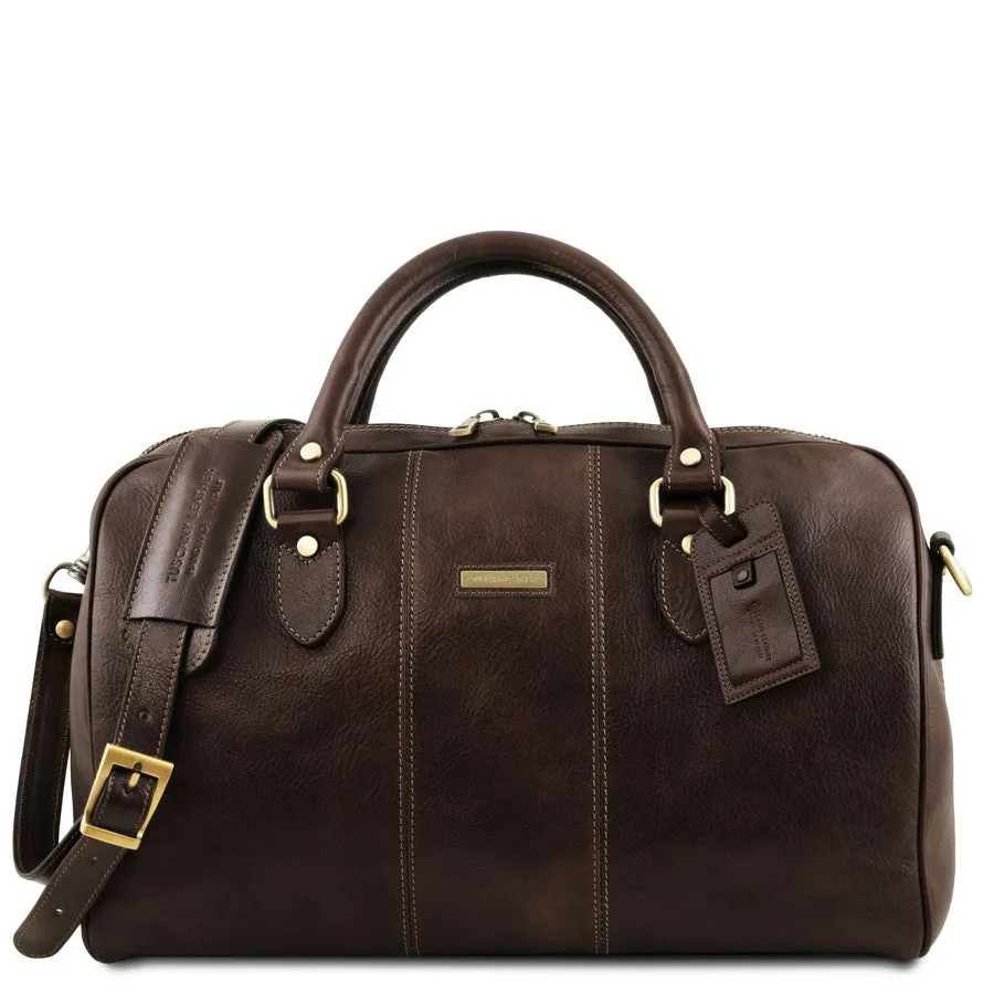 Lisbona Leather Travel Bag Small