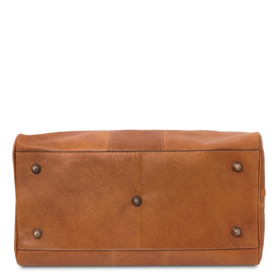 Lisbona Leather Travel Bag Small